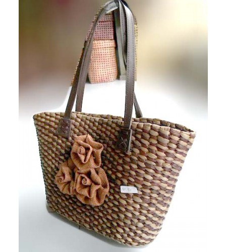 Natural Straw Handbag