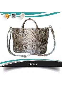 High Quality Genuine Exotic Python Skin Handbag