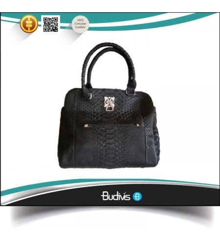 High Quality Genuine Exotic Python Skin Handbag