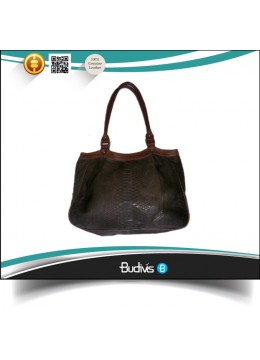 High Quality Genuine Exotic Python Skin Handbag