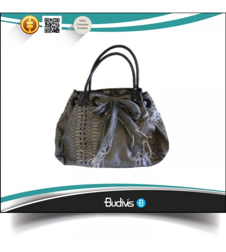 High Quality Top Model Genuine Exotic Python Skin Handbag