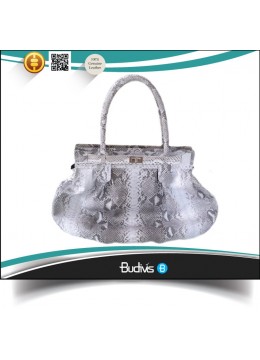 In Handmade 100% Genuine Exotic Python Skin Handbag