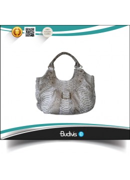 In Handmade High Quality Genuine Exotic Python Skin Handbag