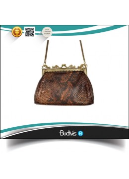 Top Model Top Model Genuine Exotic Python Skin Handbag