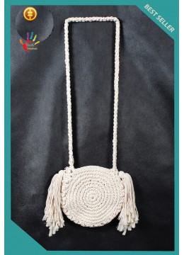 Macrame Woven Bohemian Tote Bags For Sale