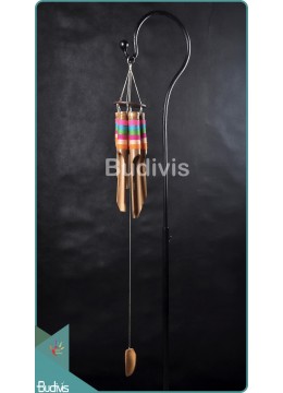 Colorful Bamboo Wind Chimes