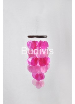 Pink Capiz Wind Chime