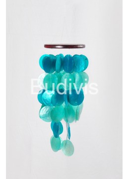 Turquoise Capiz Wind Chime