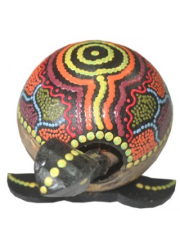 Dot Painted Coconut Turtle