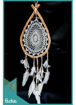 Dream Catcher, Dream Catcher, Dream Catcher Falling Vines With Feathers In The Middle