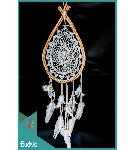 Dream Catcher, Dream Catcher, Dream Catcher Falling Vines With Feathers In The Middle