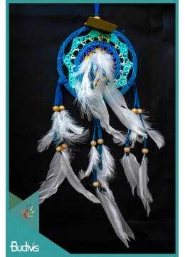 Dream Catcher, Dream Catcher, Dream Catcher Multi-Colored With Feathers In The Center