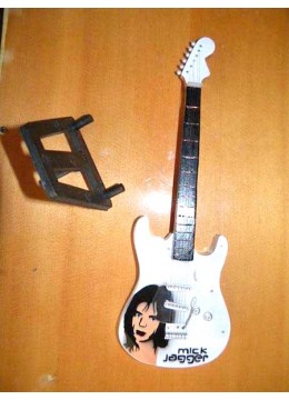 Miniature Guitar Mick Jagger