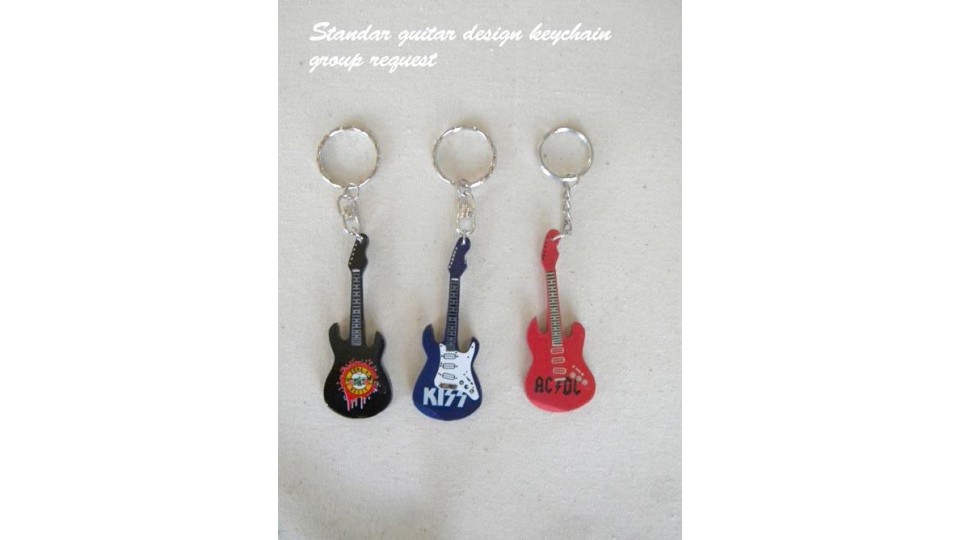 Miniature Keychain Guitar