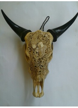 Ganesha On A Cow Skull