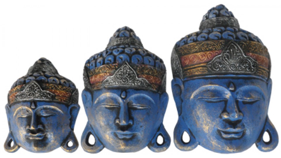 Buddha Mask 3-Piece Set