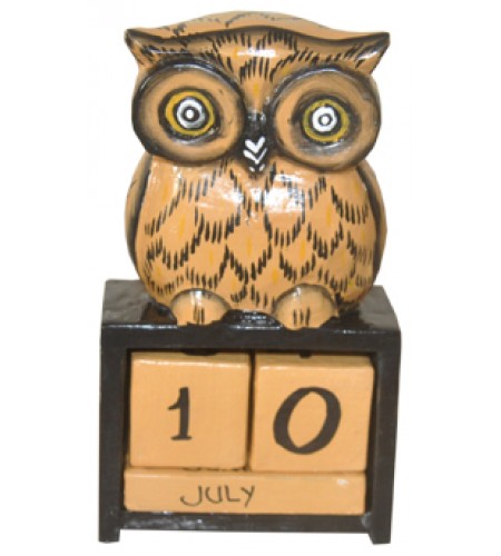 Owl Home Decor Set Calendar