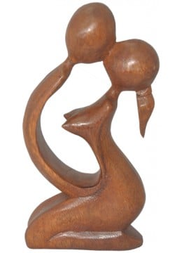 Woodcarving Abstract Kiss