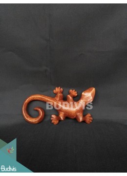 Bali Manufacturer Wood Carving Gecko Wholesale