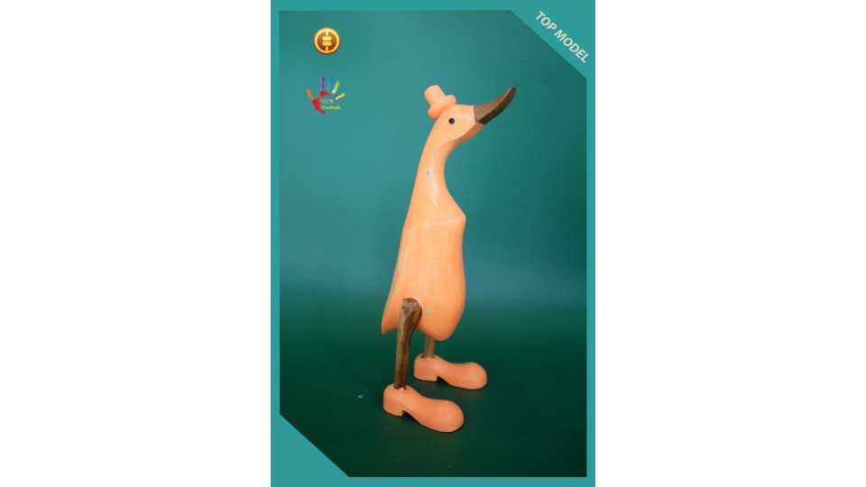 Best-Selling Wooden Duck, Wooden Duck, Bamboo Duck, Bamboo Root Duck, Hand-Washed And Finely Processed Painted