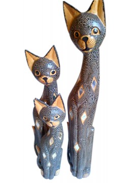 Cat Antique set of 3