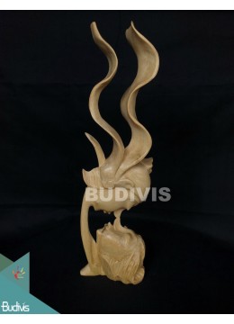 Direct Artisan Wood Carving Kiss Affordable Price