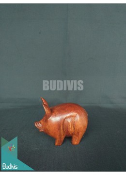 Direct Craftsman Wood Carving Pig Affordable Price