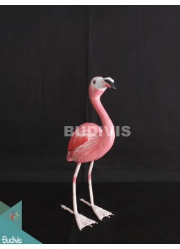 Figurines Realistic Miniature Wooden Bird Carving Hand Painted Garden Decoration