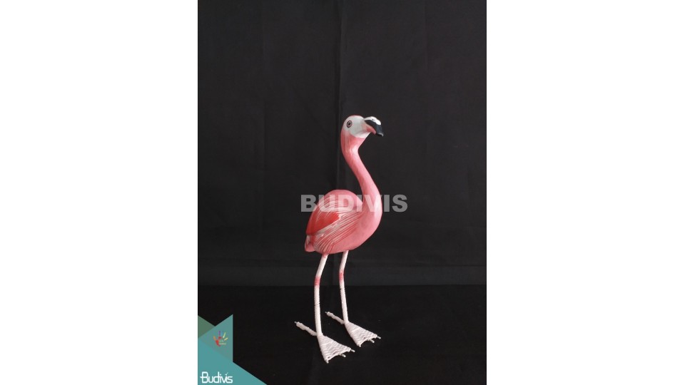 Figurines Realistic Miniature Wooden Bird Carving Hand Painted Garden Decoration