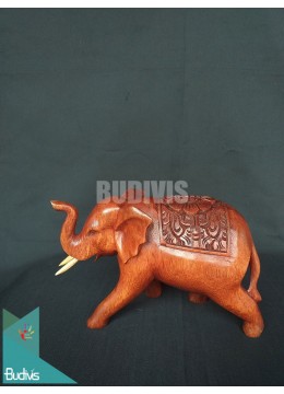 Hot Selling Thai Wood Carving Elephant Direct Craftsman