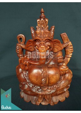 Indonesia Best-Selling Wood Carving Top Grade Ganesha