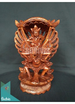 Indonesian Wood Carving Miniature Garuda Wisnu Kencana Gwk Handmade