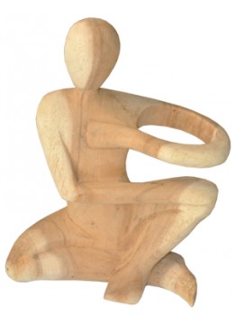 Wood Carving Abstract Statue