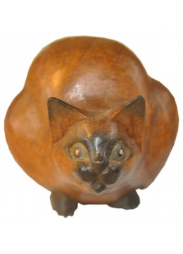 Wood Carving Cat