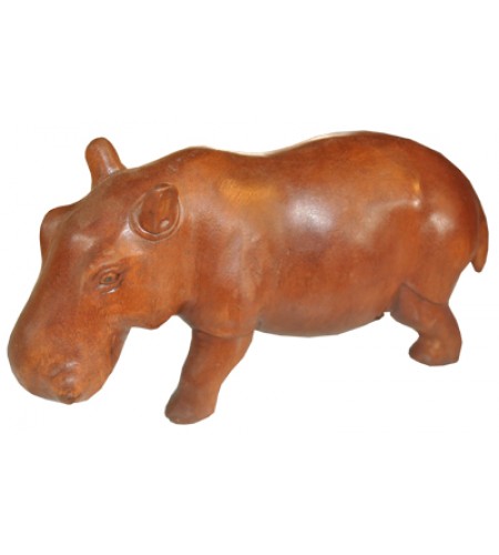 Wood Carving Hippopotamus