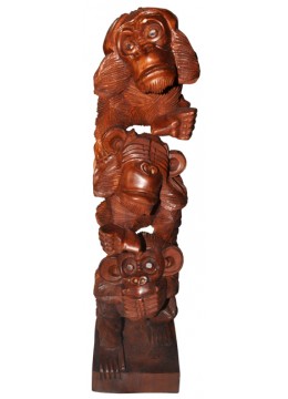 Wood Carving Monkey