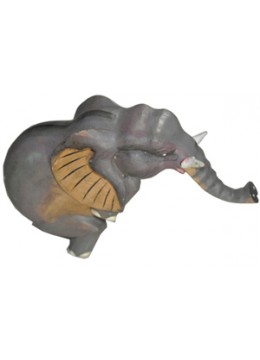 Wooden Painted Elephant