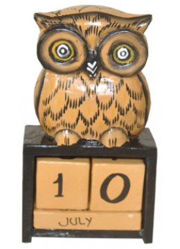 Owl Home Decor Set Calendar