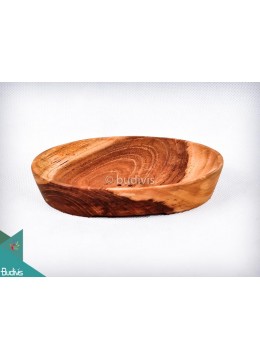 Small Oval Wooden Incense Burner