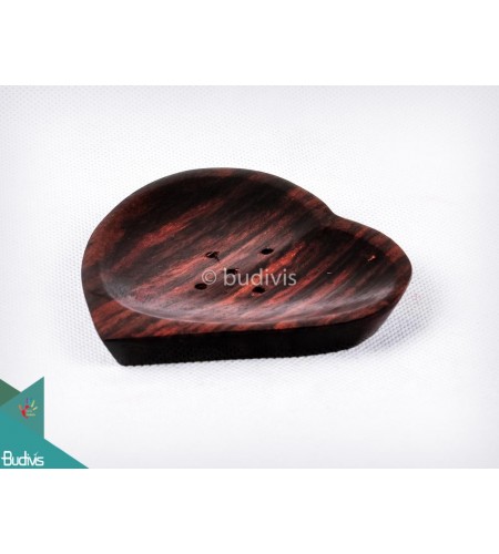 Wooden Incense Burner Vertical Incense Burner Heart Shape (Small)