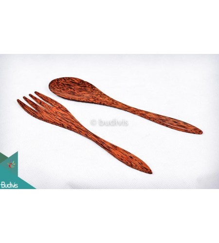 Wooden Spoon And Fork Set 2 Pcs