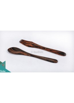 Wooden Spoon And Fork Set 8 Pieces