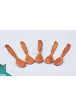 Wooden Teaspoon Set 5 Pieces