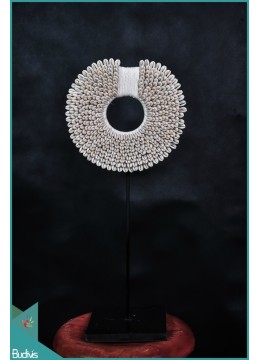 Necklace Case Round - Small Decorative Stand Inside