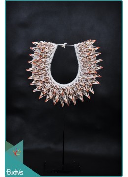 Tribal Necklace Shell Decoration Vertical Interior