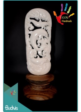 Artificial Dolphin Hand Carved Bone Scenery Decoration Best Selling