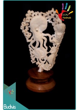 Top Model Seabed Hand-Carved Bone Scenery Ornaments Wholesale