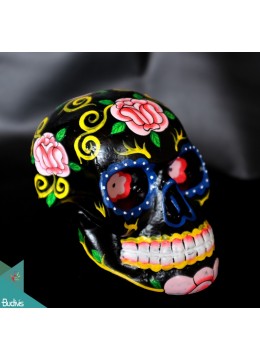 Artificial Resin Skull Hand-Painted Wall Decoration Painting, Resin Statue Custom Hand, Statue Collectible Statue Resin