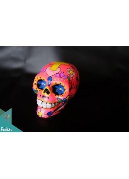 Artificial Resin Skull Hand-Painted Wall Decoration Painting, Resin Statue Custom Hand, Statue Collectible Statue Resin