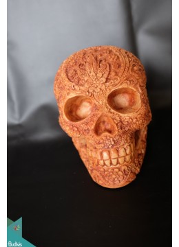 Artificial Resin Skull Hand Painted Wall Decoration, Resin Statue Custom Hand, Statue Collectible Statue Resin